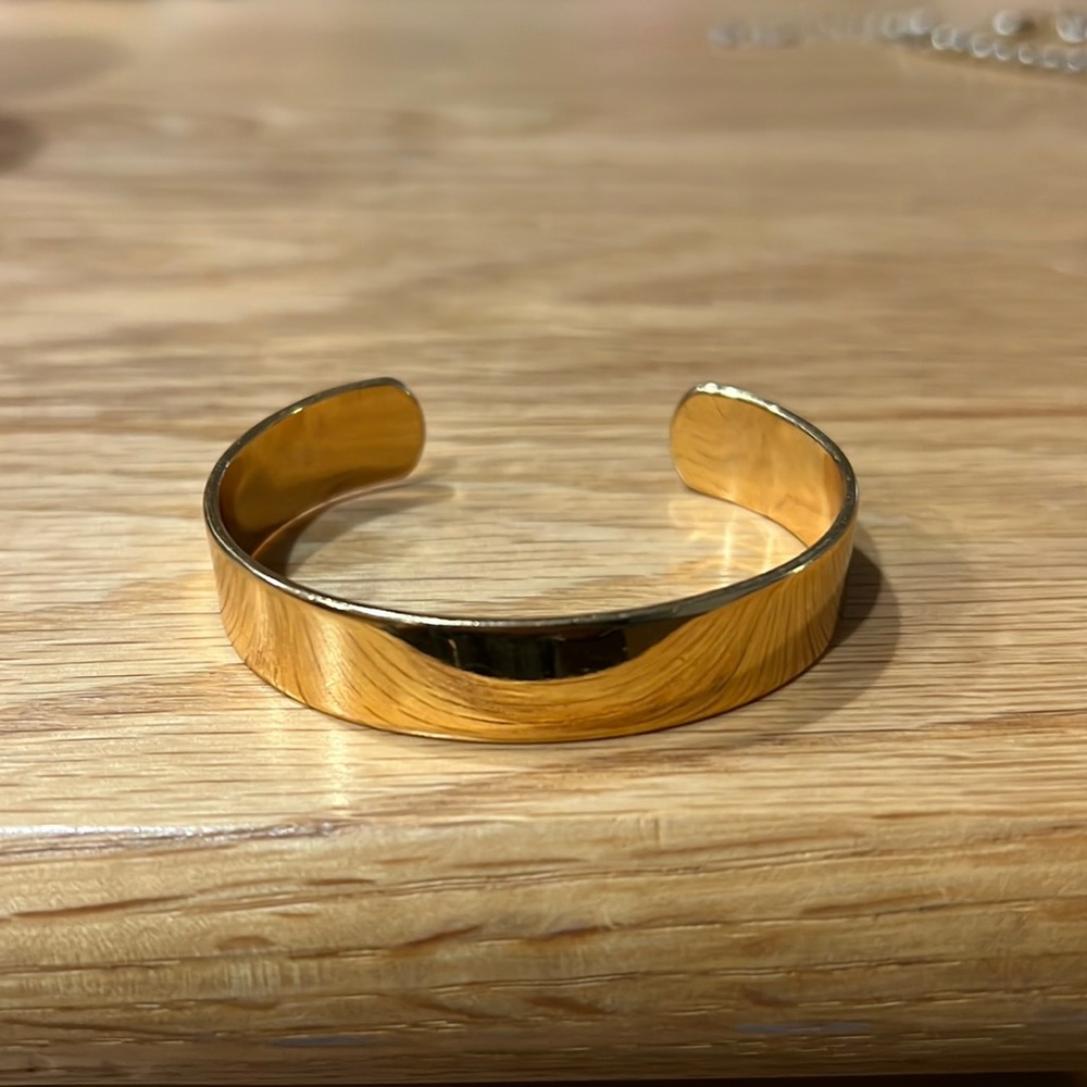 BaubleBar Gold Cuff Bracelet